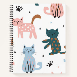 Katzenmuster Notizbuch