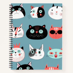 Katzenmuster Notizbuch