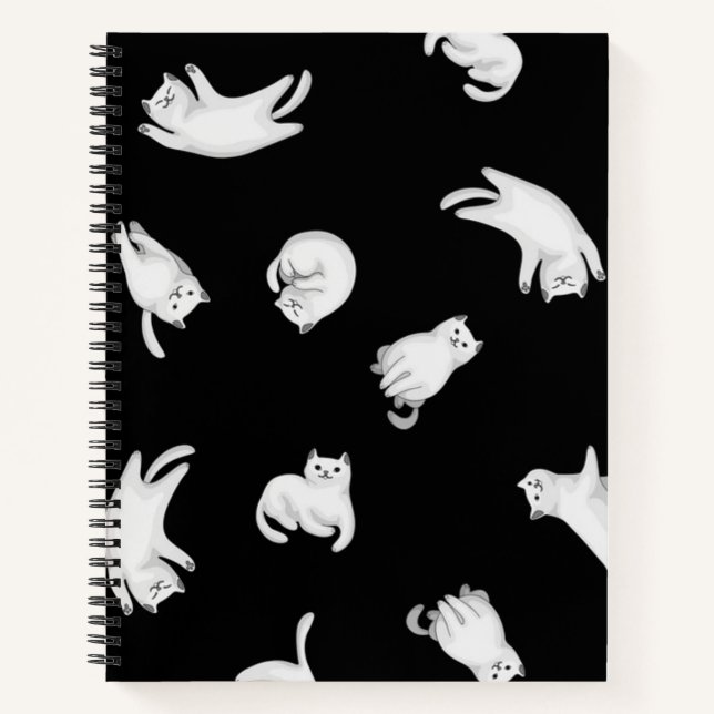 Katzenmuster Notizbuch (Vorderseite)
