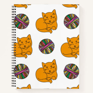 Katzenmuster Notizbuch