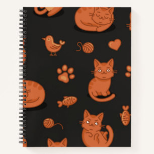 Katzenmuster Notizbuch