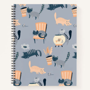 Katzenmuster Notizbuch