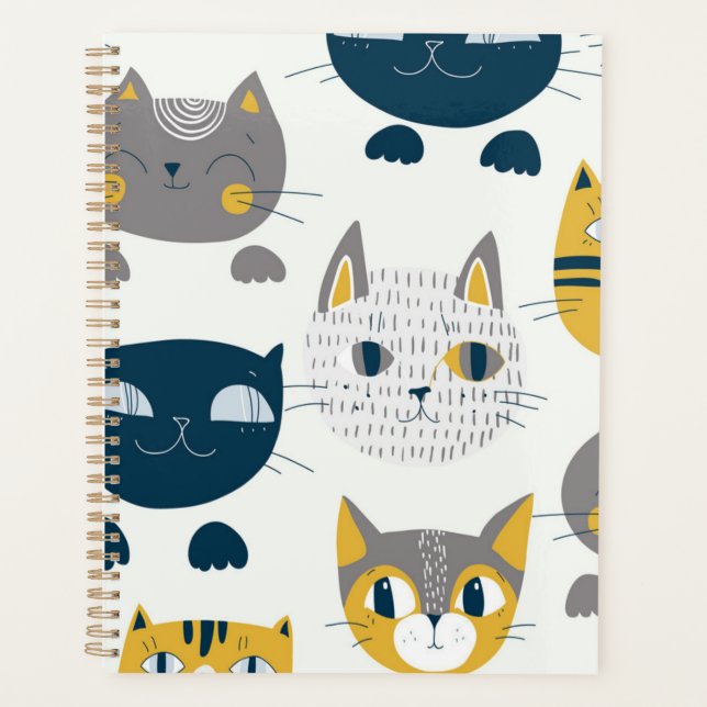 Katzenmuster Planer (Vorderseite)