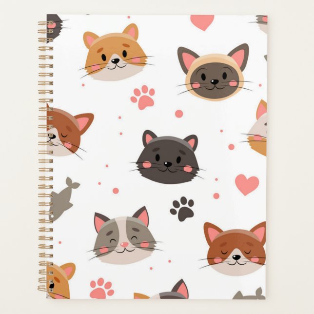 Katzenmuster Planer (Vorderseite)