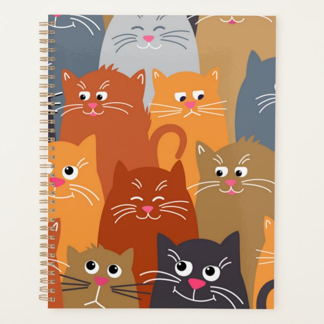 Katzenmuster Planer (Vorderseite)