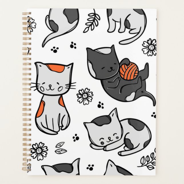 Katzenmuster Planer (Vorderseite)