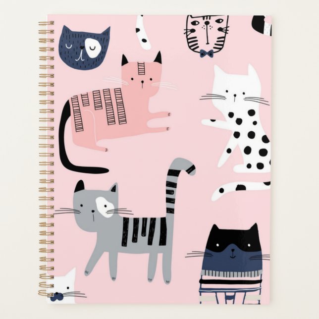 Katzenmuster Planer (Vorderseite)
