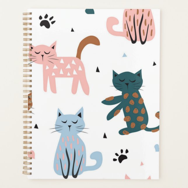 Katzenmuster Planer (Vorderseite)
