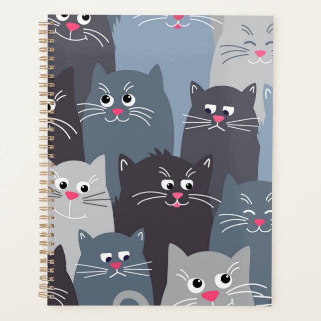 Katzenmuster Planer (Vorderseite)