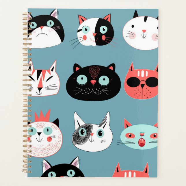 Katzenmuster Planer (Vorderseite)