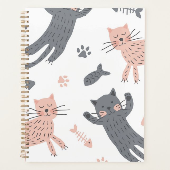 Katzenmuster Planer (Vorderseite)