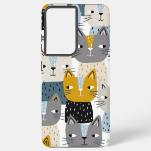 Katzenmuster Samsung Galaxy Hülle