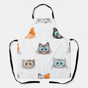 Katzenmuster Schürze