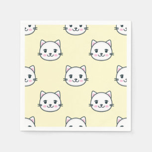 Katzenmuster Serviette