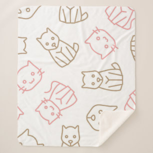Katzenmuster Sherpadecke