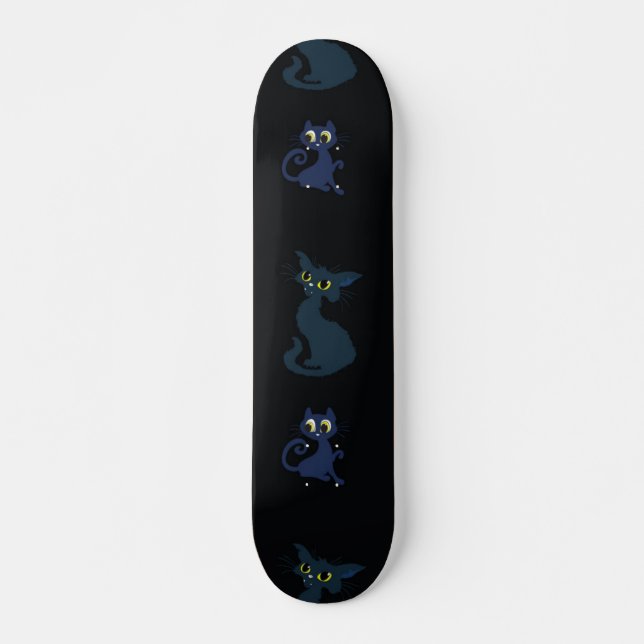 Katzenmuster Skateboard (Vorne)