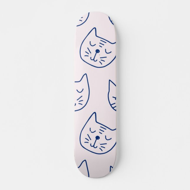Katzenmuster Skateboard (Vorne)