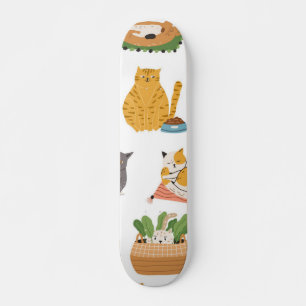Katzenmuster Skateboard
