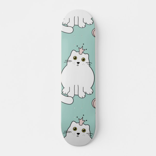 Katzenmuster Skateboard (Vorne)