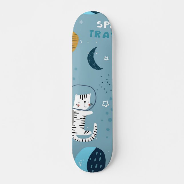 Katzenmuster Skateboard (Vorne)