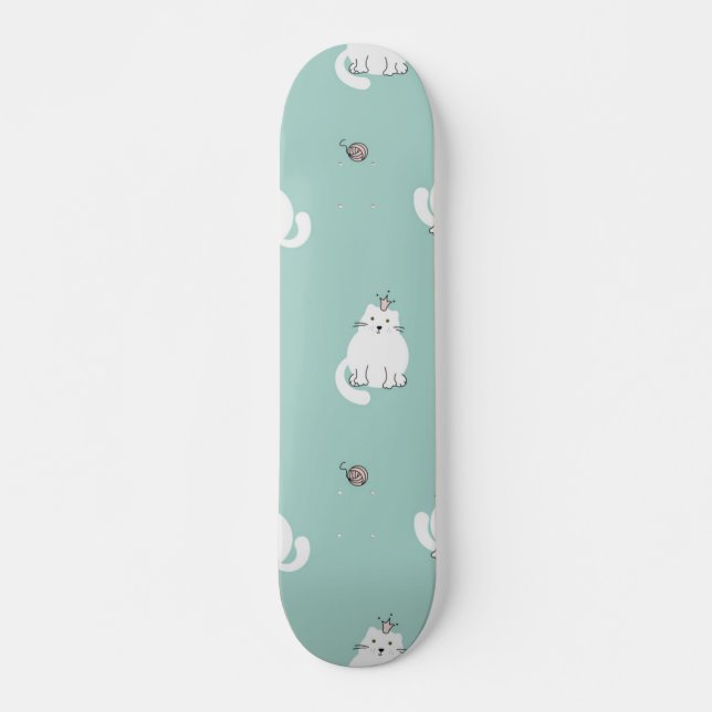 Katzenmuster Skateboard (Vorne)