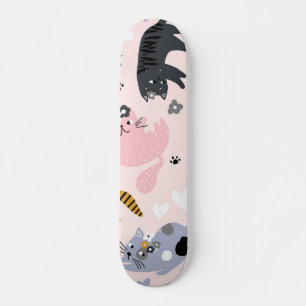 Katzenmuster Skateboard