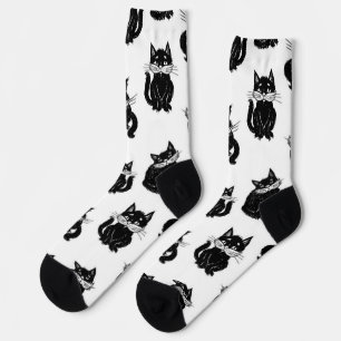 Katzenmuster Socken