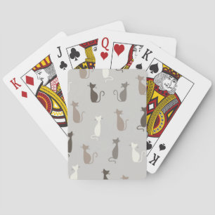 Katzenmuster Spielkarten