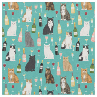 Katzenmuster Stoff