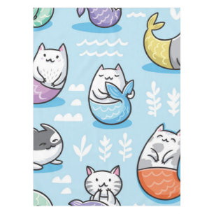 Katzenmuster Tischdecke