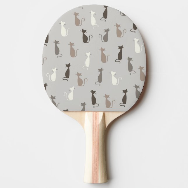 Katzenmuster Tischtennis Schläger (Vorderseite)