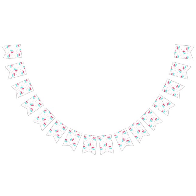 Katzenmuster Wimpelkette (Alle)