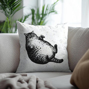 Katzenmutter, aber nur Haut und Knochen für Katzen Kissen