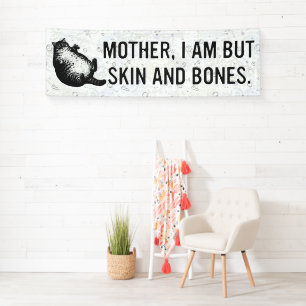 Katzenmutter bin ich, aber nur Haut und Knochen fü Banner