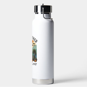 Katzenmutter Halloween Liebhaber schwarze Hexenhut Trinkflasche