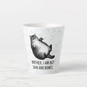Katzenmutter, ich bin aber nur Haut und Knochen fü Milchtasse