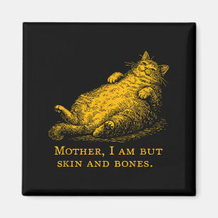 Katzenmutter ich bin aber nur Haut und Knochen Lus Magnet