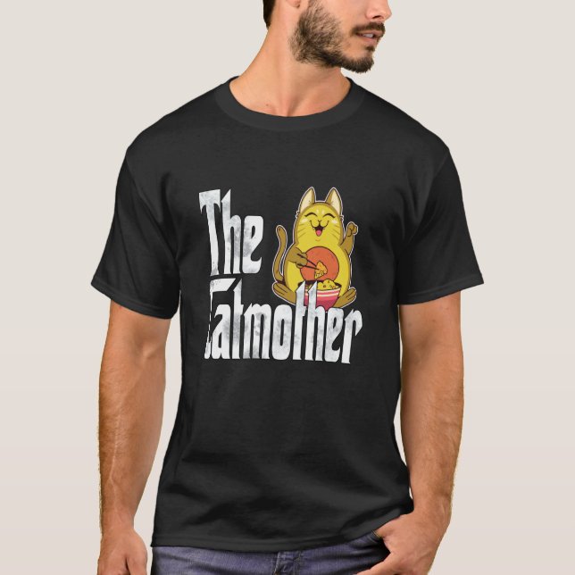 Katzenmutter Katzenmama Futter Katzenmutter Kitty  T-Shirt (Vorderseite)