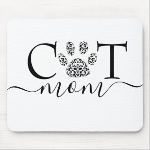 Katzenmutter Pfotenabdruck Mousepad