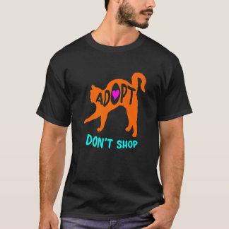 Katzenmutter rettete Tiere Tierrettung Rette Katze T-Shirt