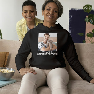 Katzenmutter Schwarz Weiß Zitat Familie Benutzerde Hoodie
