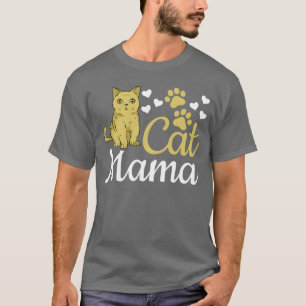 Katzenmutter Süße Katzenmama Katzenliebhaber Ich K T-Shirt