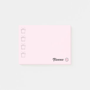 Katzenmutter Süße Katzenpfote Rosa Post-it Klebezettel
