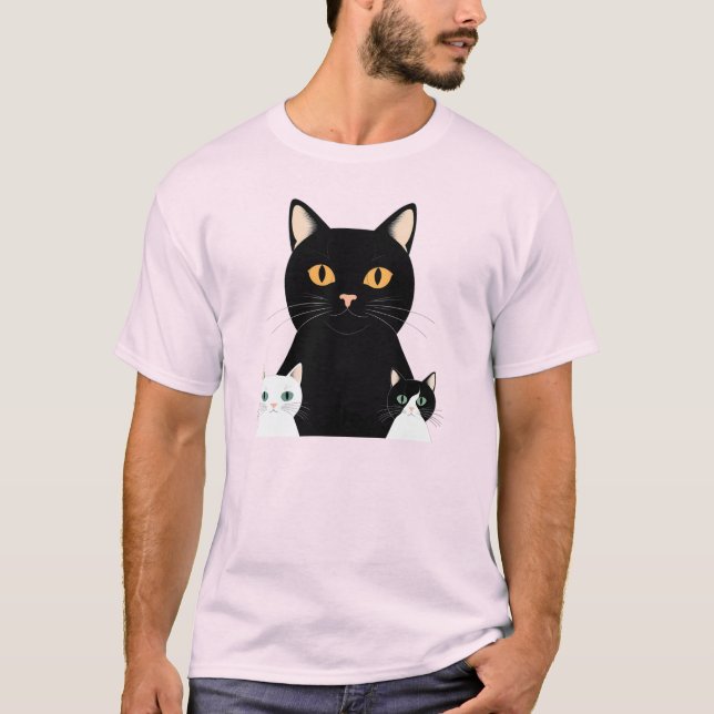 Katzenmutter T-Shirt (Vorderseite)