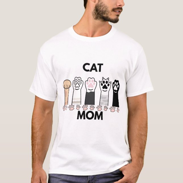 Katzenmutter T-Shirt (Vorderseite)