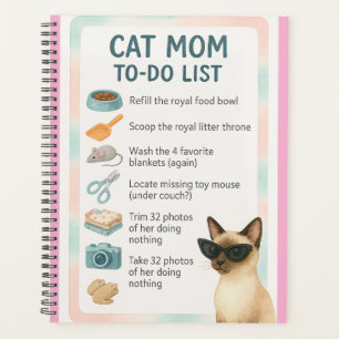 Katzenmutter To-Do-Liste Planer