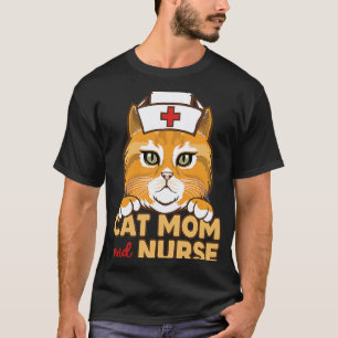 Katzenmutter und Krankenschwester Nursing RN Stude T-Shirt