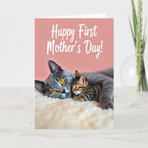 Katzenmuttertag Grußkarte Karte