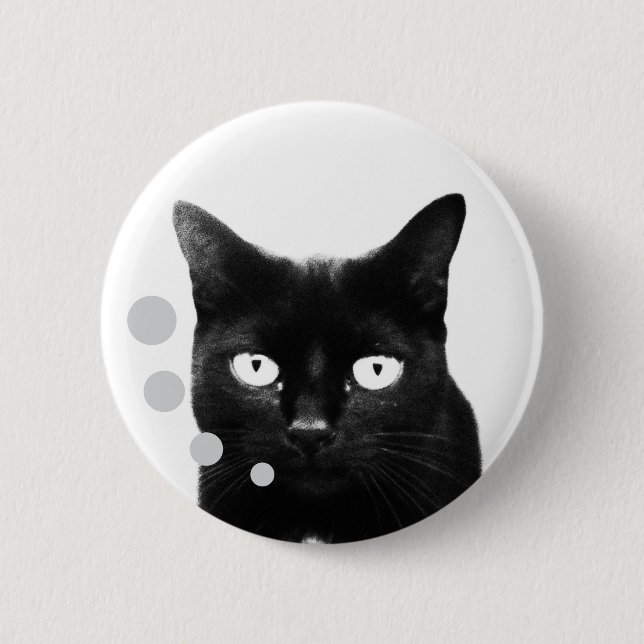 Katzennachricht Button (Vorderseite)