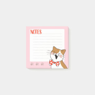 Katzennachrichten singen post-it klebezettel